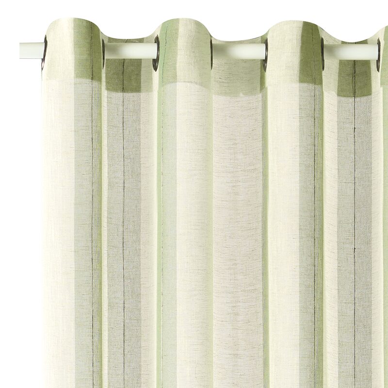 Voilage ROUSILLON coloris sauge 150 x 280 cm