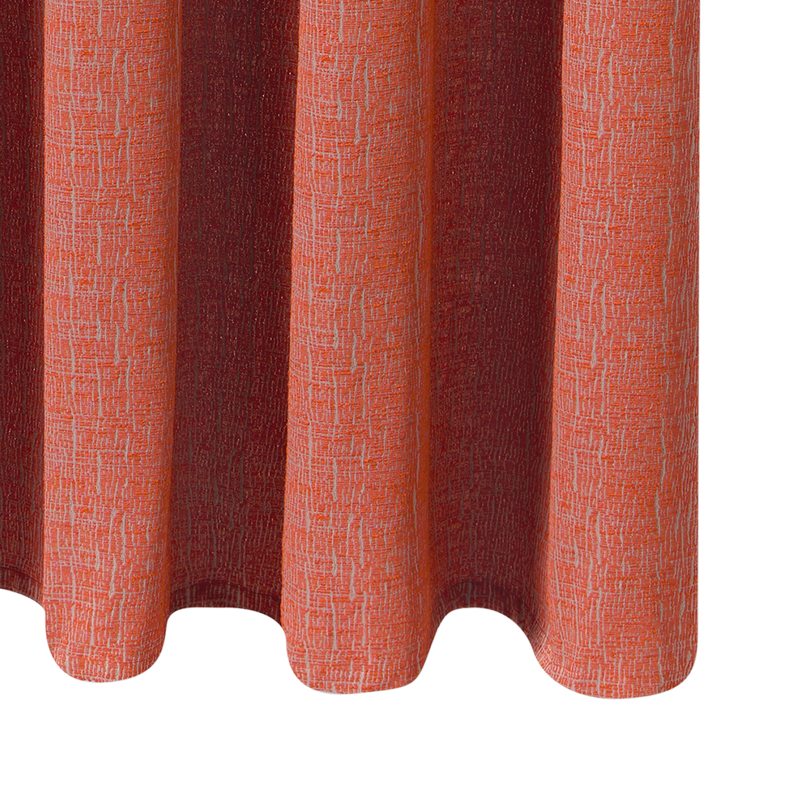 Rideau CASEY coloris brique 140 x 260 cm