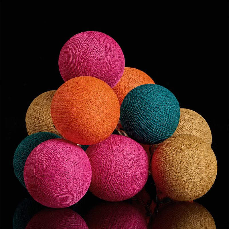 Guirlande lumineuse boule TUTTI FRUTTI coloris multicolore