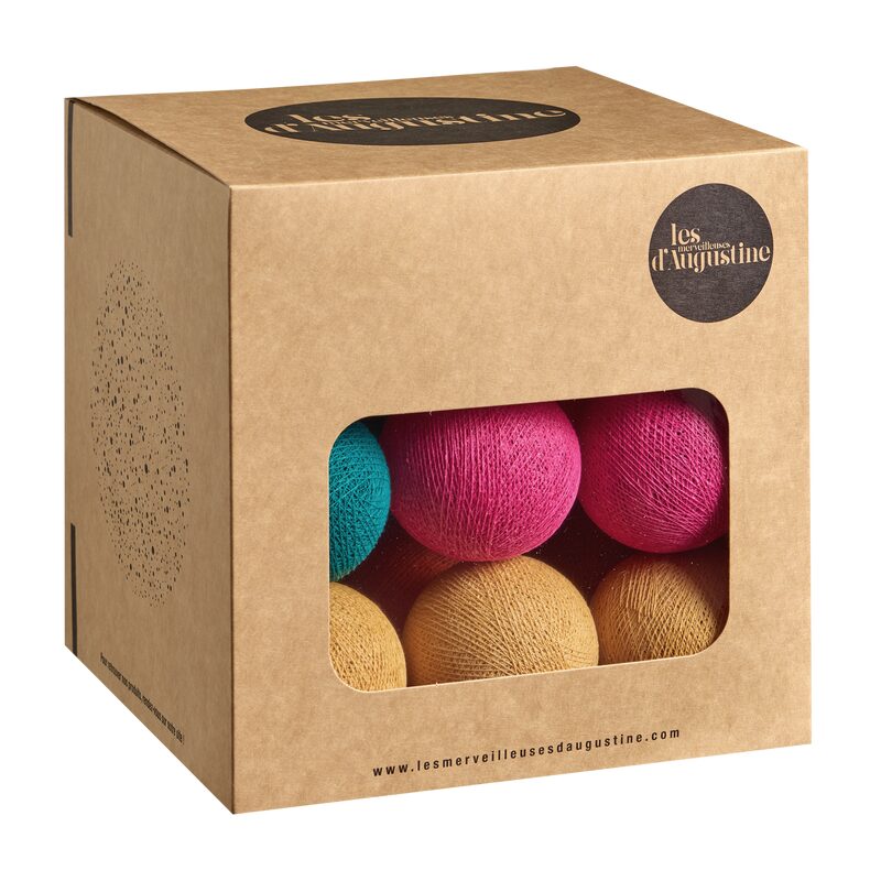 Guirlande lumineuse boule TUTTI FRUTTI coloris multicolore