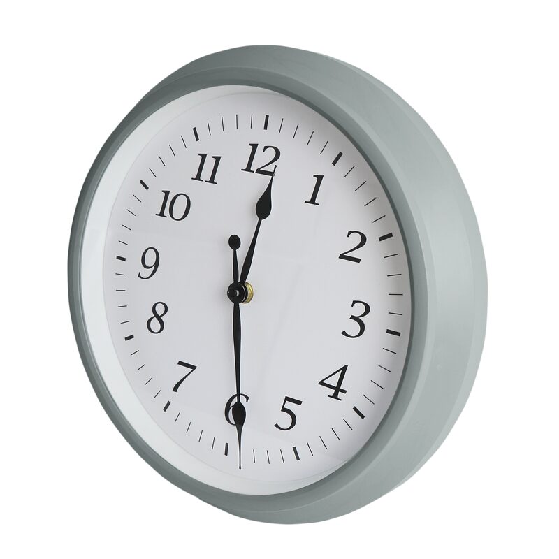 Horloge HOSANNA coloris gris mat