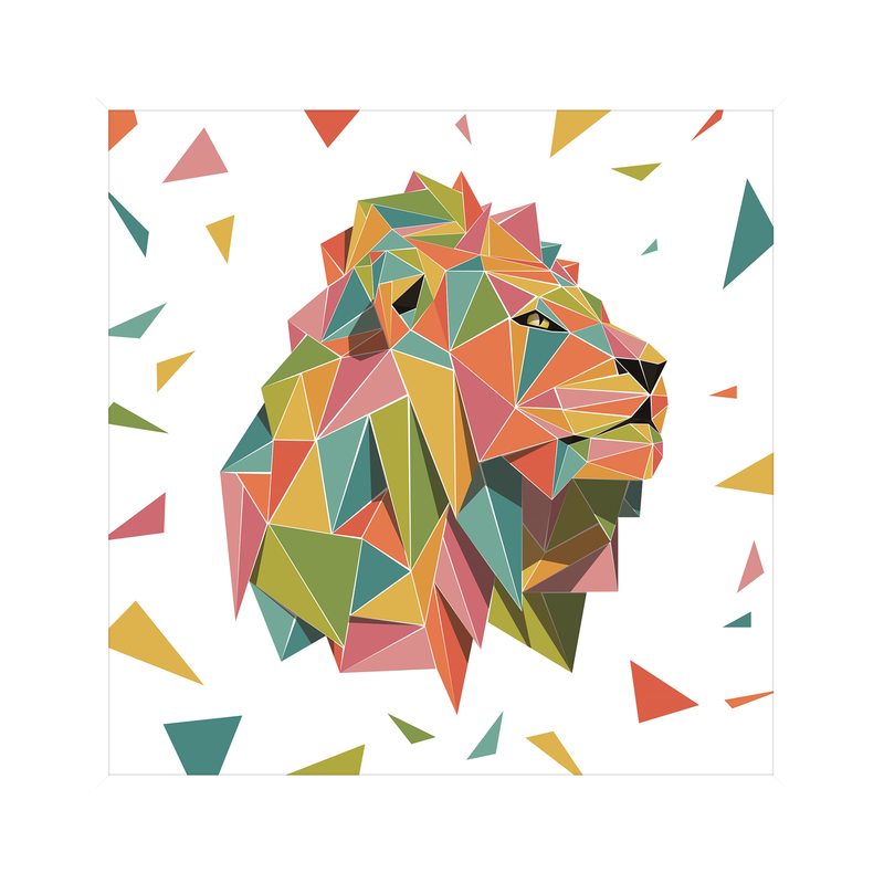 Tableau AKEKE coloris multicolore