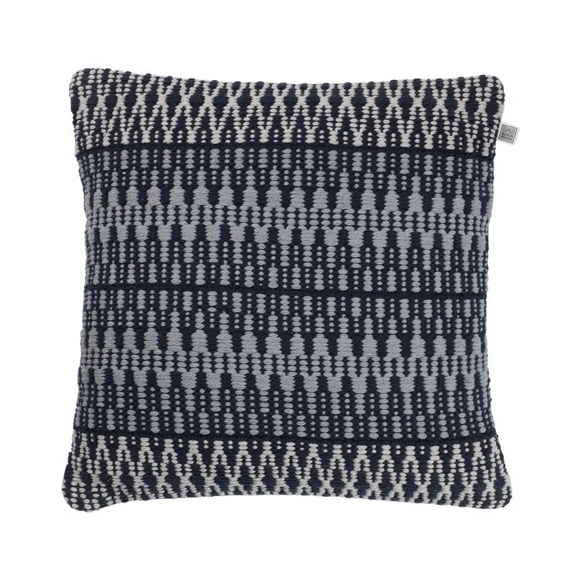 Coussin TIFY coloris bleu multi 45 x 45 cm