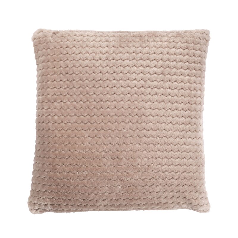 Coussin AVRA coloris nude 45 x 45 cm