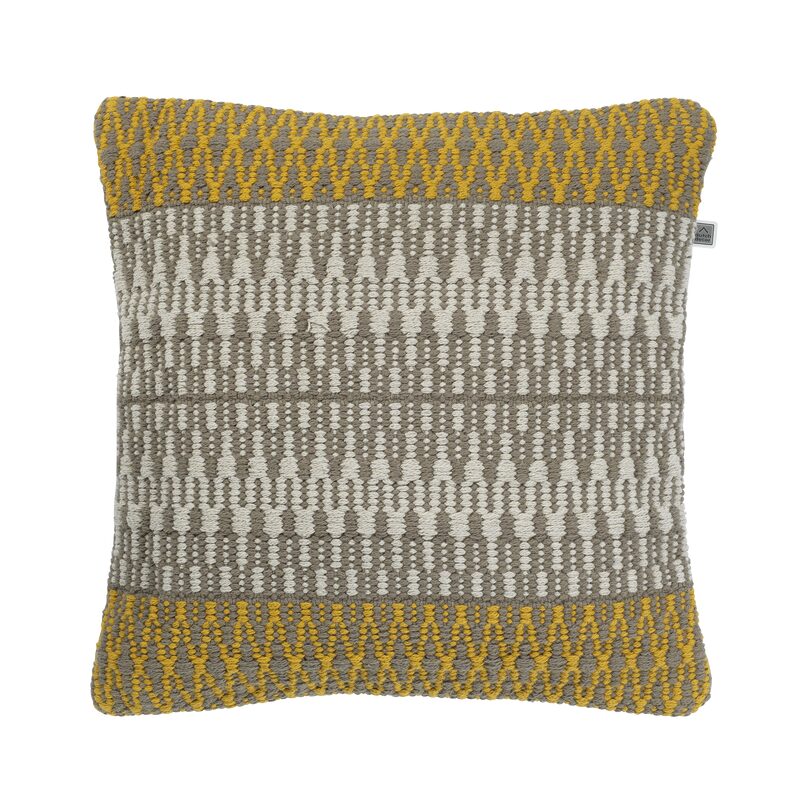 Coussin TIFY coloris jaune 45 x 45 cm