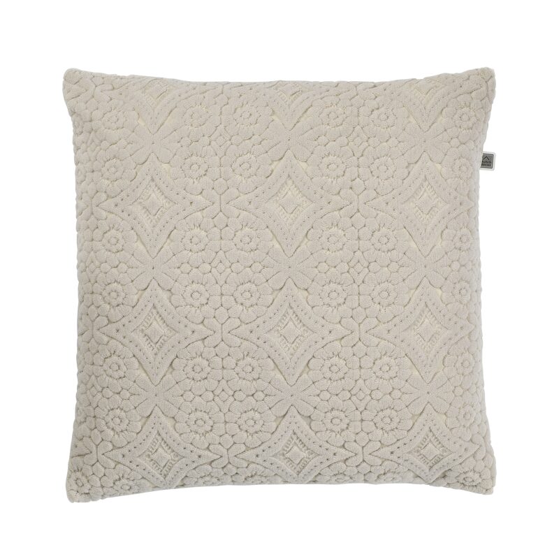 Coussin BABET coloris sable 45 x 45 cm