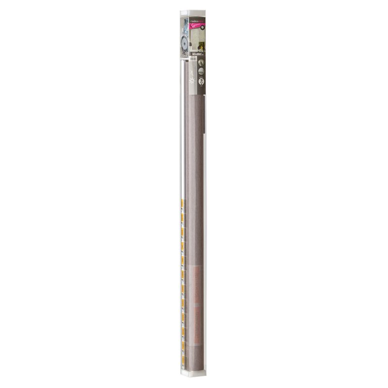Store enrouleur AURORE coloris gris 80 x 250 cm