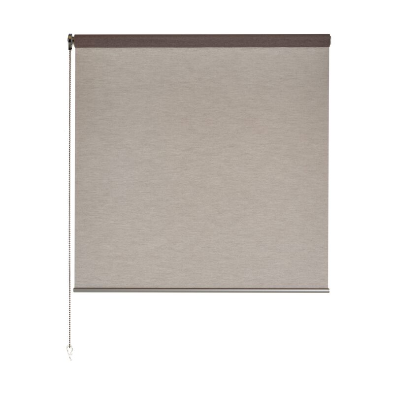 Store enrouleur AURORE coloris gris 80 x 250 cm