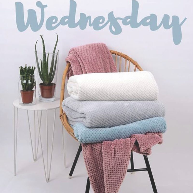 Plaid polaire SOHOS coloris gris