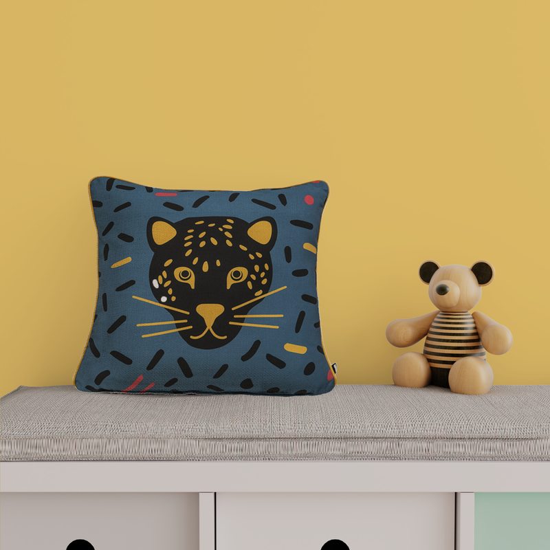 Coussin PUMA coloris beige 45 x 45 cm