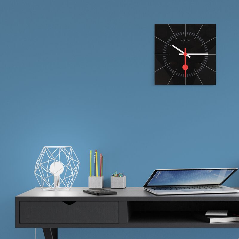 Horloge STAZIONE coloris noir