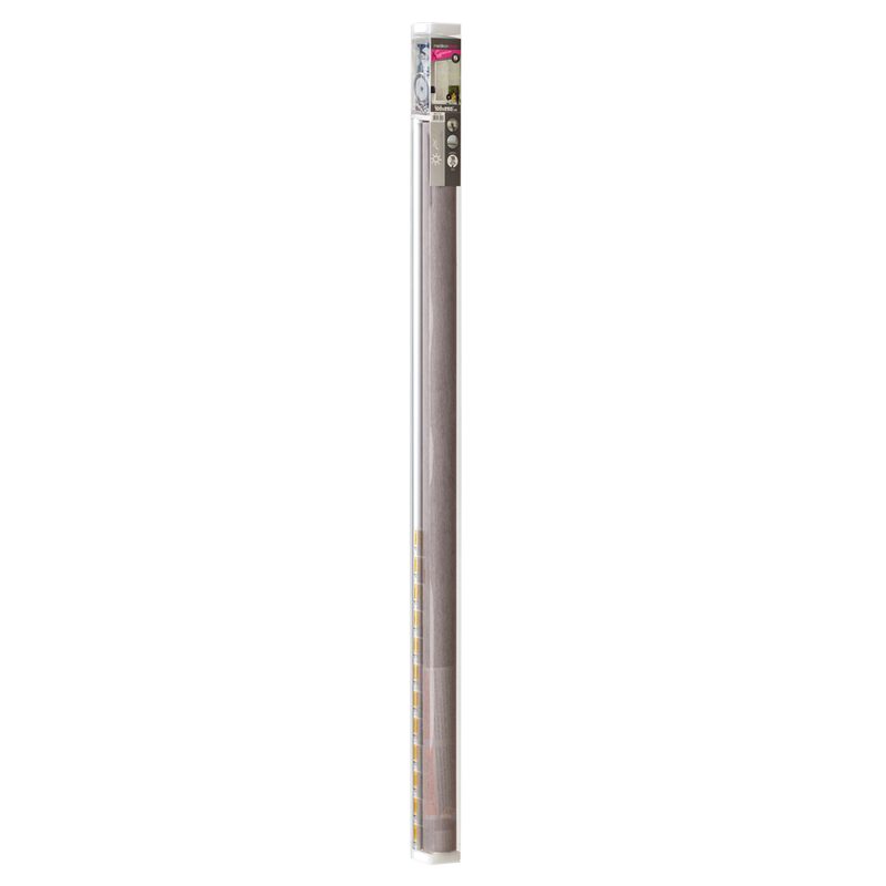 Store enrouleur AURORE coloris gris 100 x 250 cm