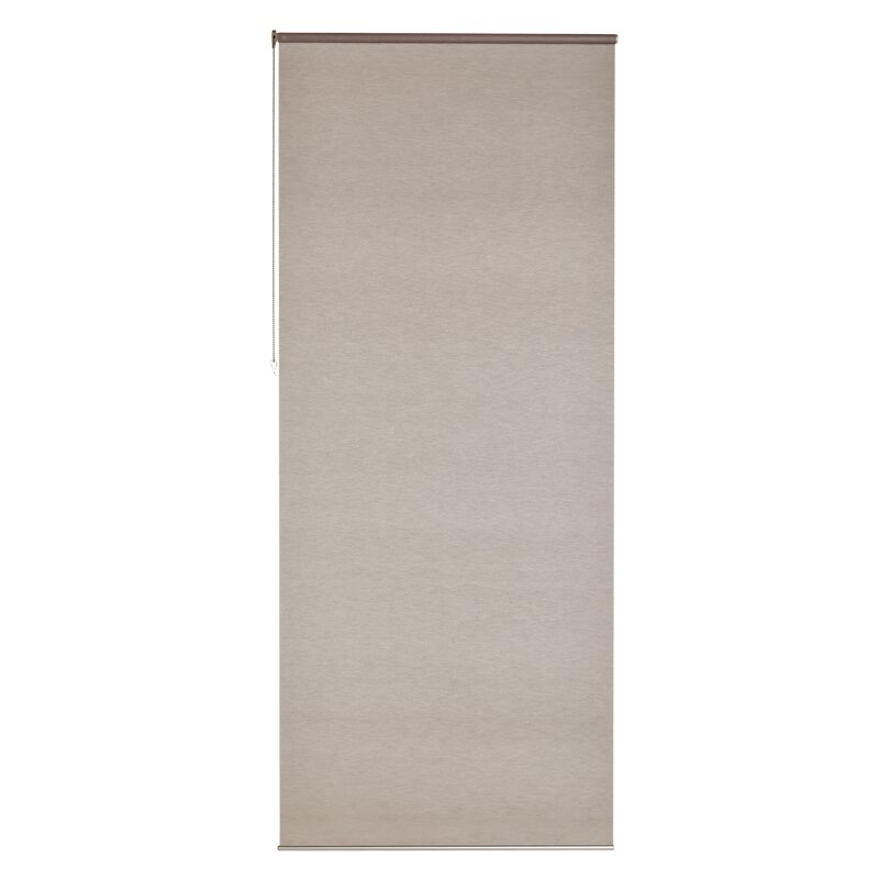 Store enrouleur AURORE coloris gris 100 x 250 cm