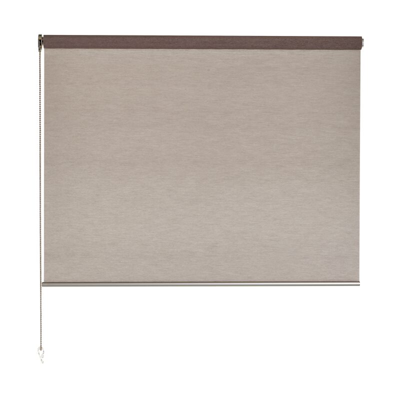 Store enrouleur AURORE coloris gris 100 x 250 cm