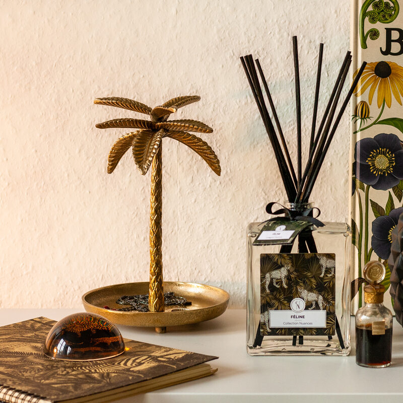 Porte-bijoux GOLD PALM coloris or
