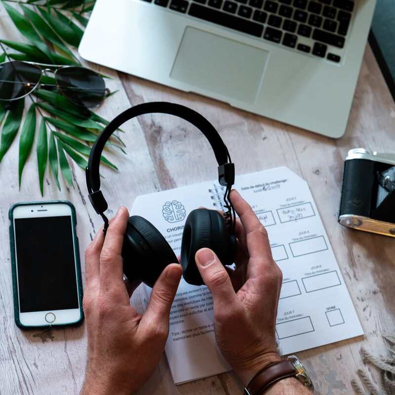 Casque POSITIVE VIBRATION X HOUSE OF MARLEY coloris noir
