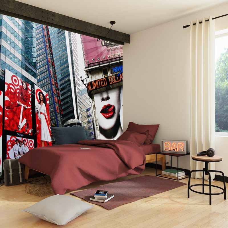 Papier peint panoramique XXL HOT LIPS 372 x 270 cm