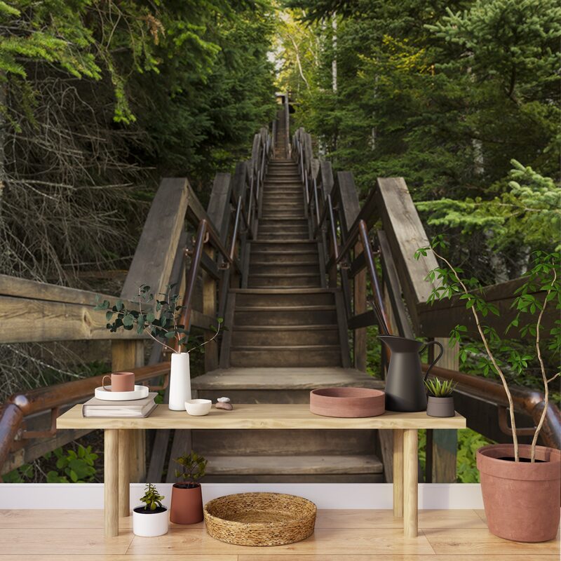 Poster extra large NATURAL STAIRS 280 x 300 cm