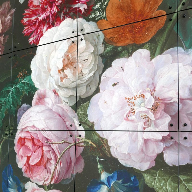 Panneau décoratif STILL LIFE WITH FLOWERS. RIJKSMUSEUM DE HEEM 80 x 120 cm