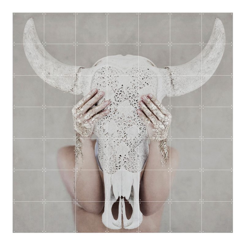 Panneau décoratif LACE. HANNAH LEMHOLT 80 x 80 cm