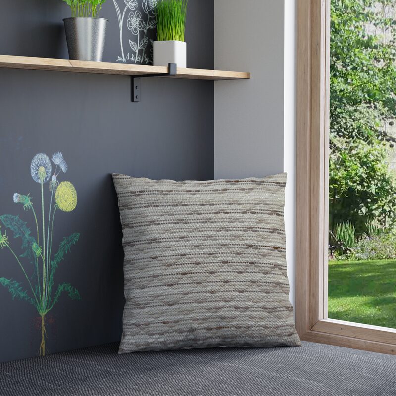 Coussin TERIA coloris blanc 45 x 45 cm