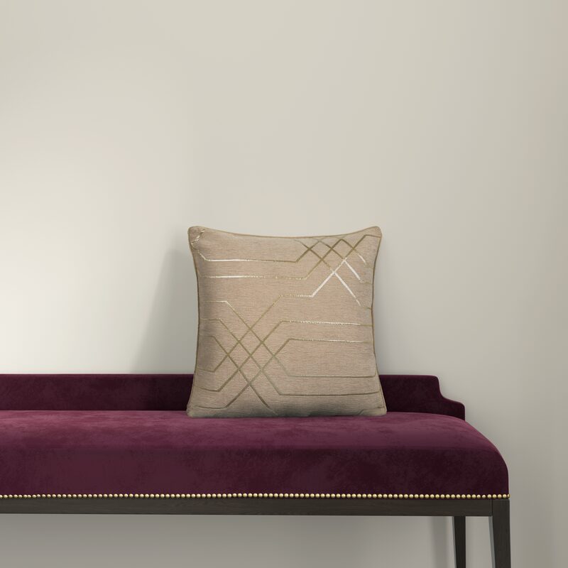 Coussin BLAKE coloris or  45 x 45 cm