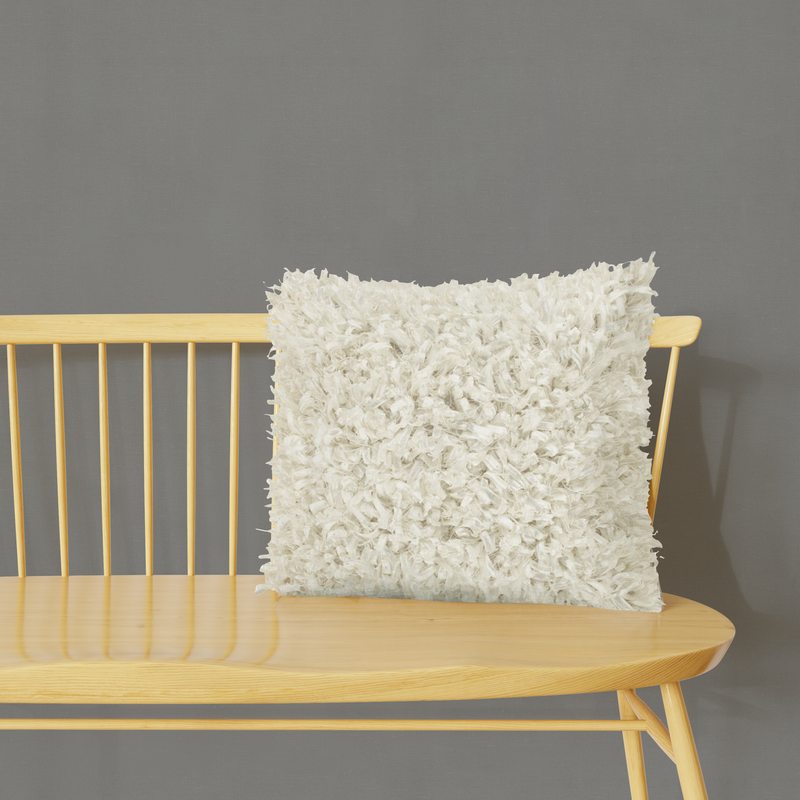 Coussin SHANNON coloris ivoire 45 x 45 cm