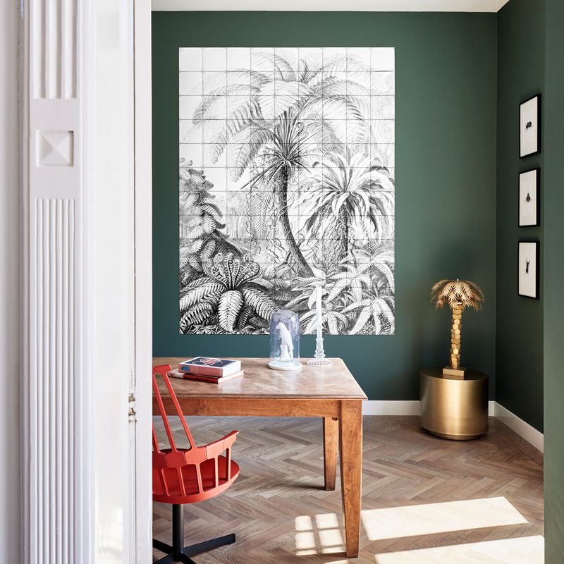 Panneau décoratif FERNS ERNST HAECKEL 120 x 160 cm