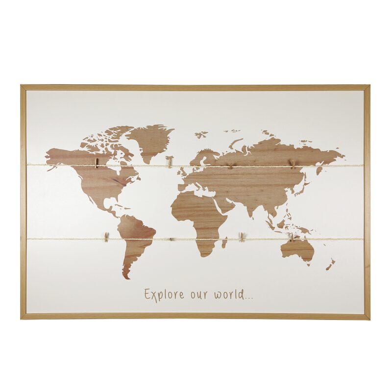 Pêle-mêle MAPPEMONDE 90 x 60 cm