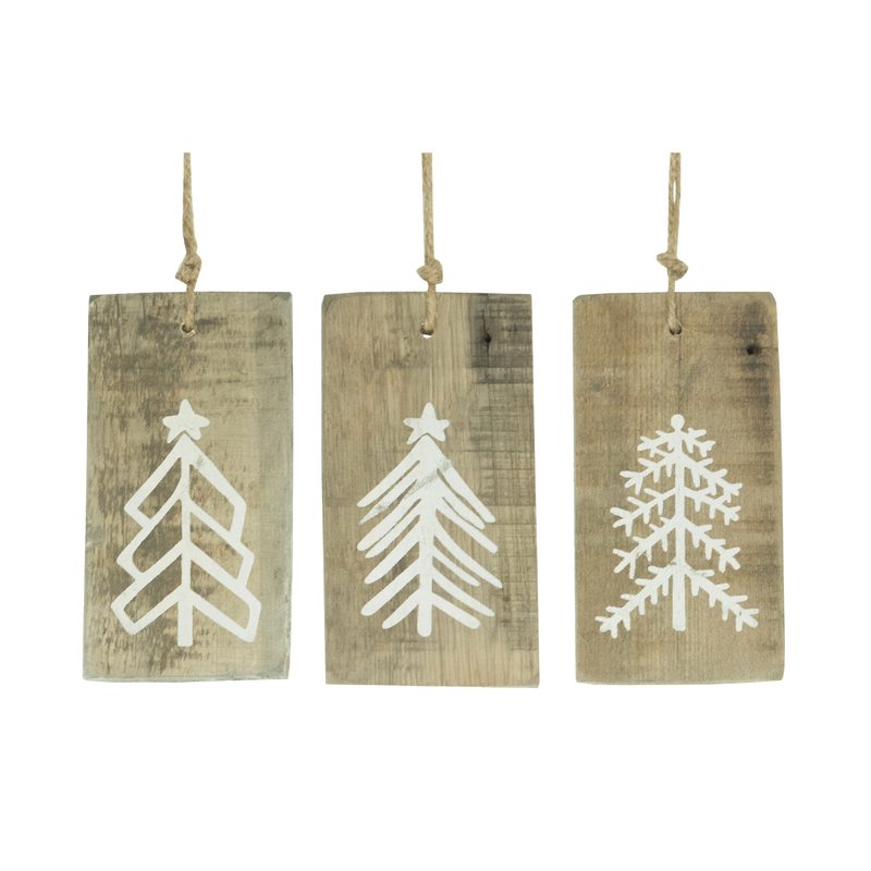 Déco de porte WOOD TREE coloris bois