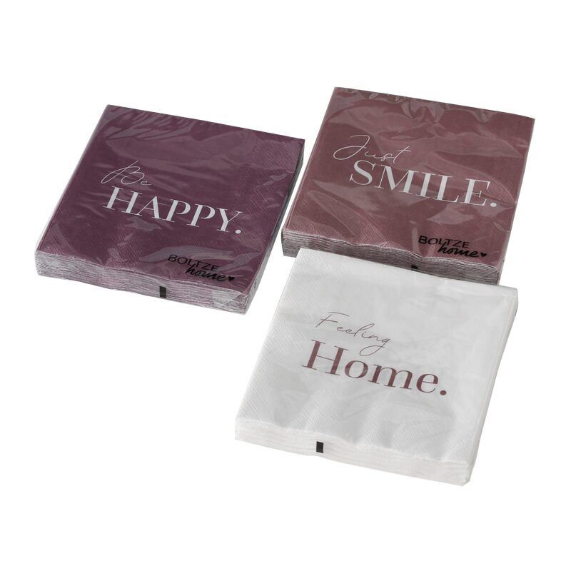 Serviette en papier JENA coloris multicolore