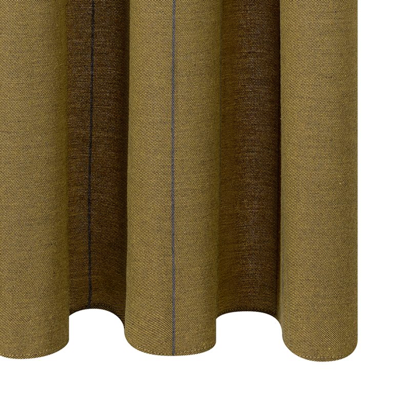 Rideau MANNING coloris safran 140 x 260 cm
