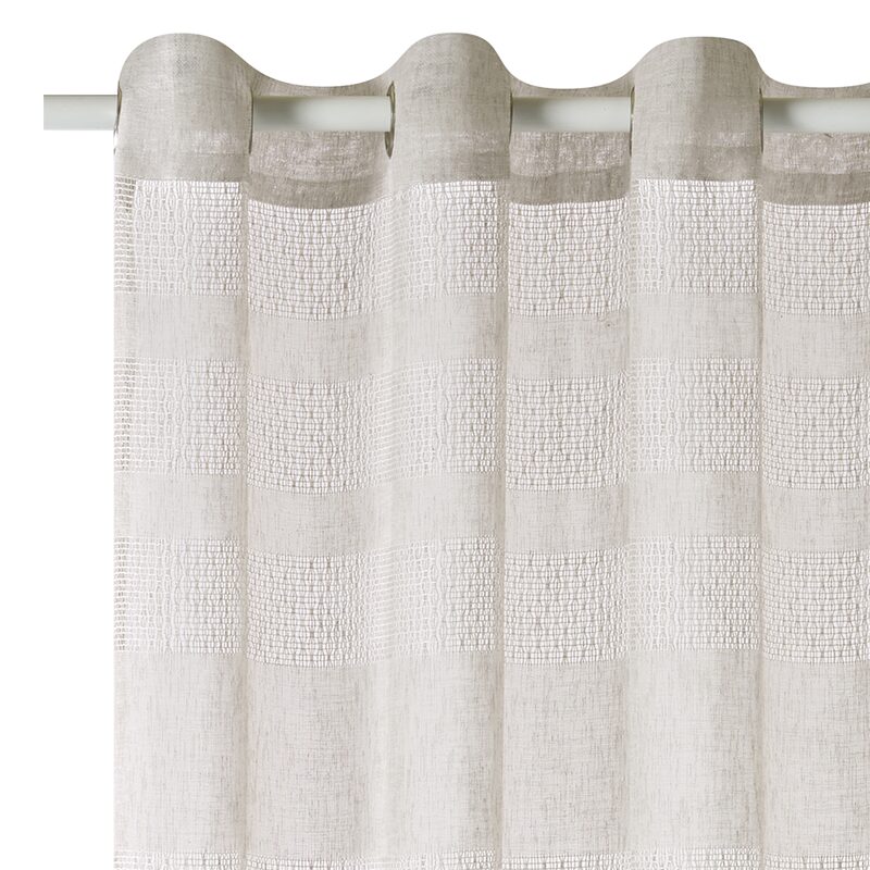 Voilage SAFI coloris lin 140 x 260 cm
