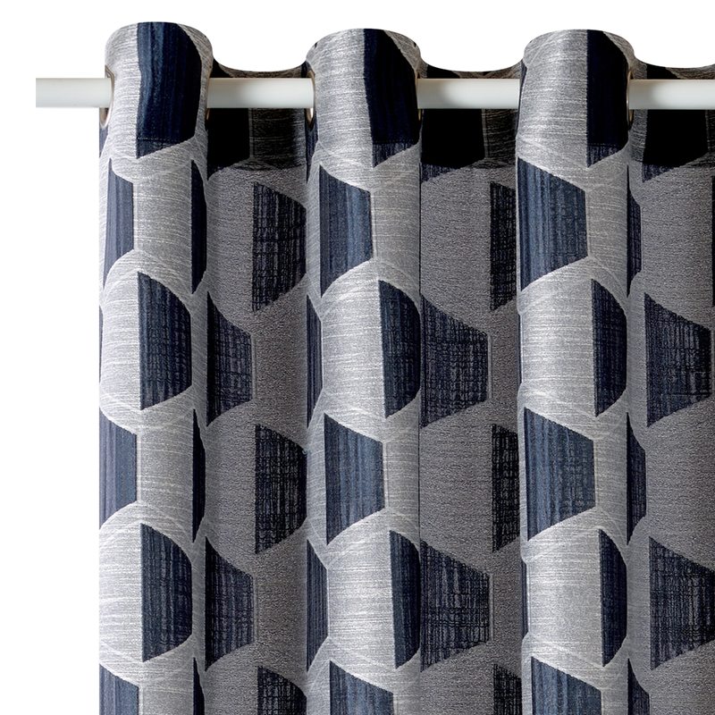 Rideau COPENHAGUE coloris bleu nuit 140 x 260 cm
