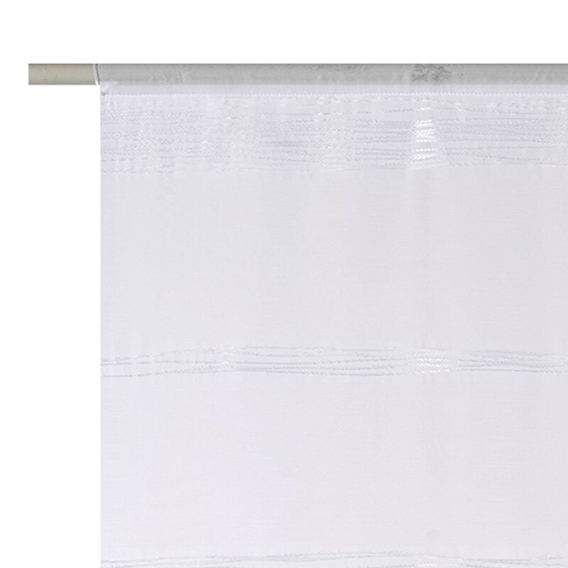 Vitrage BANIAN coloris blanc 90 x 220 cm