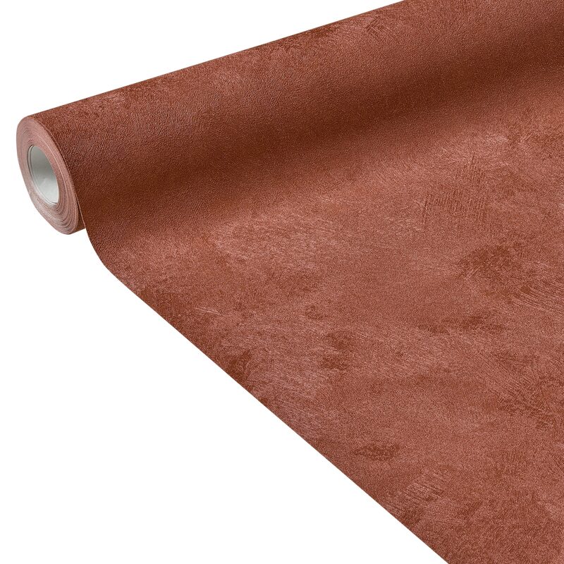 Papier peint intissé CLASSIC LINE coloris rouille