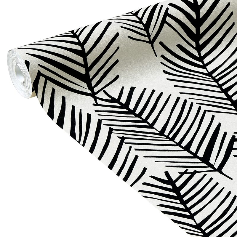 Papier peint intissé PADJELANTA coloris noir