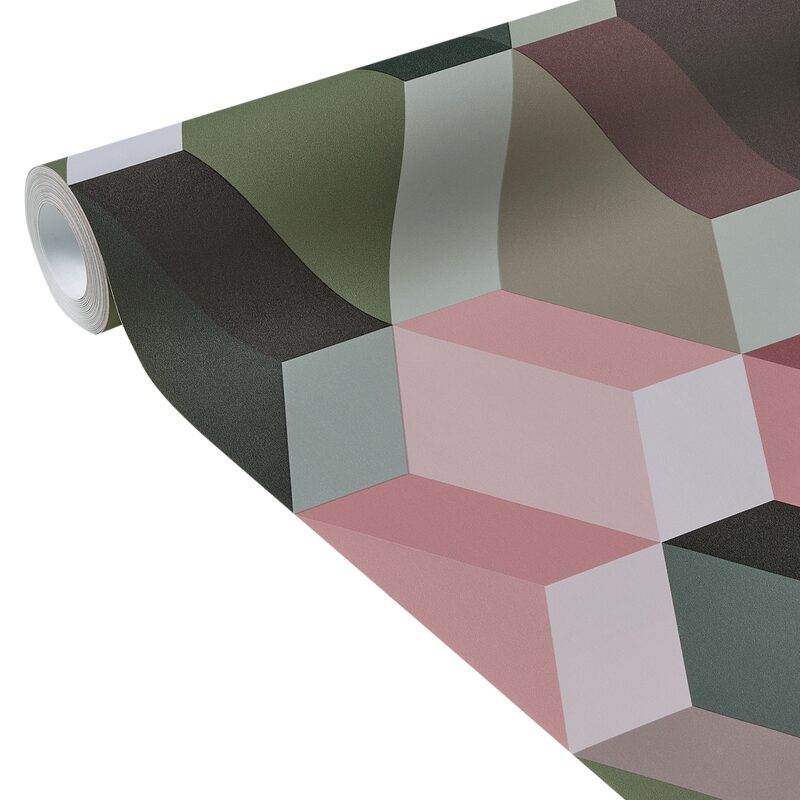 Papier peint intissé STELVIO coloris multicolore