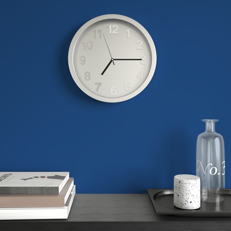 Horloge BASILE coloris argent
