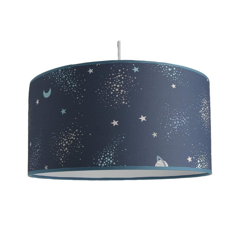 Suspension COSMIC coloris bleu 19 x 39 cm