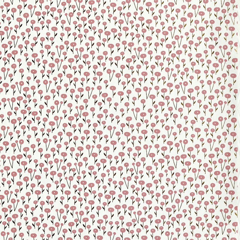 Papier peint intissé MARYLOU coloris vieux rose