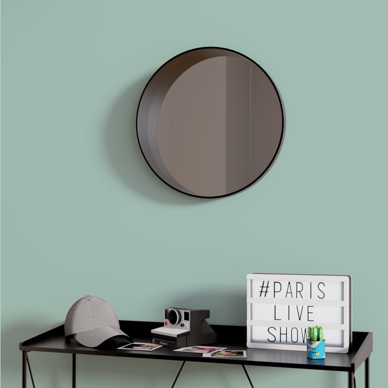 Miroir en métal MAEL 40 x 40 cm