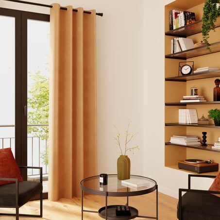 Rideau GRAZIA coloris camel 140 x 240 cm