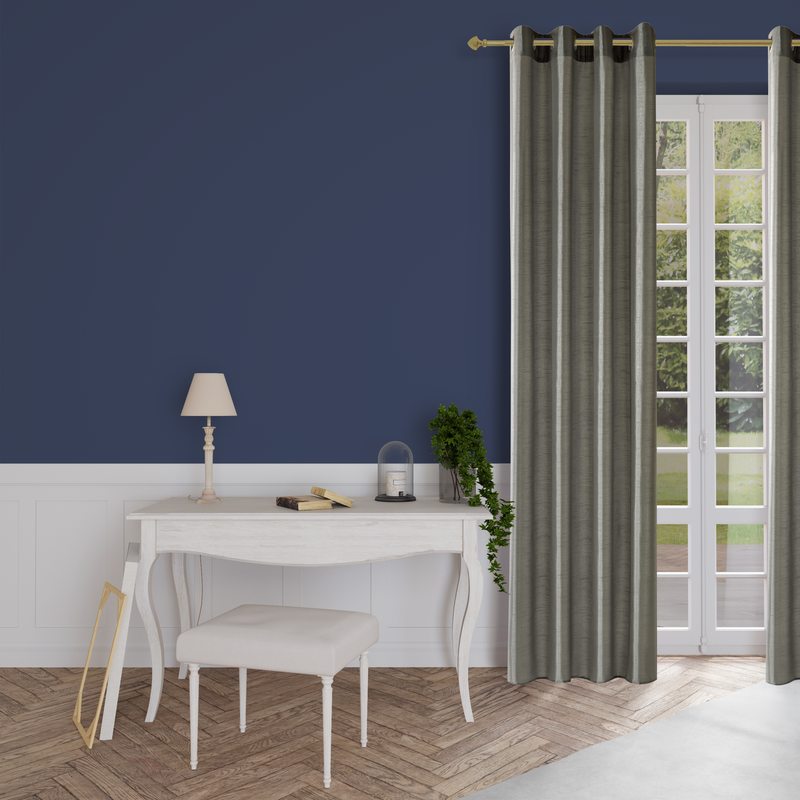 Rideau SILVER SHINE coloris gris perle 140 x 260 cm