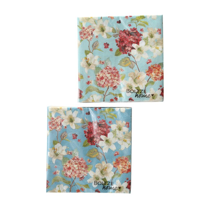 Serviette en papier FLORIA coloris multicolore