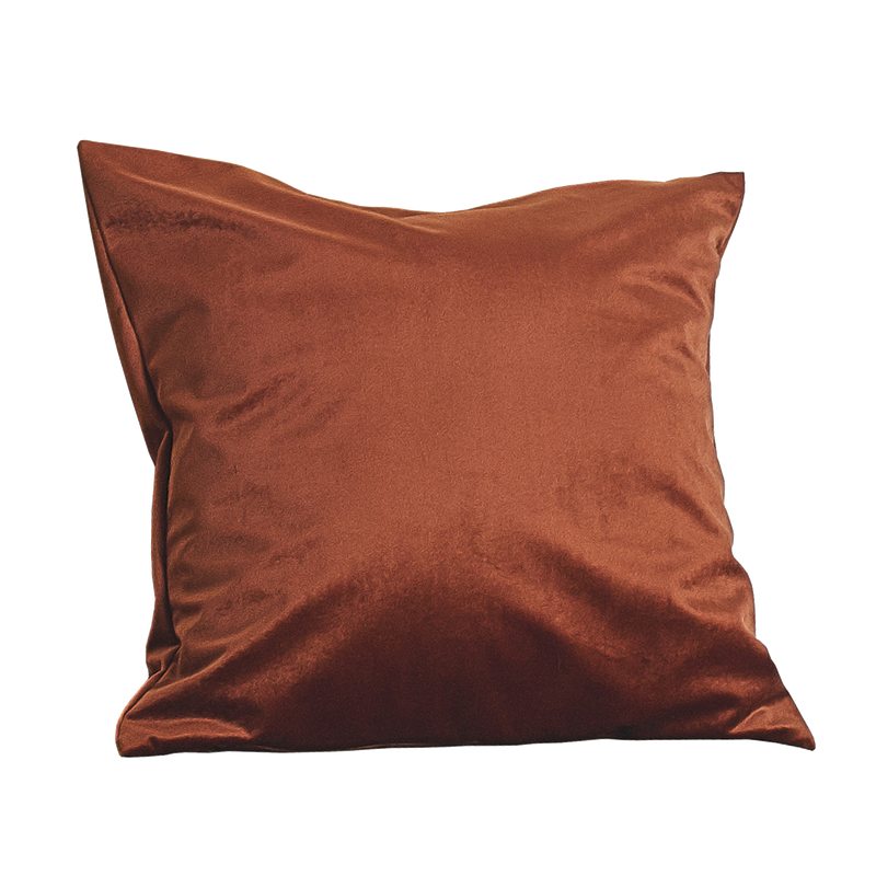 Coussin VILO coloris cuivre 45 x 45 cm