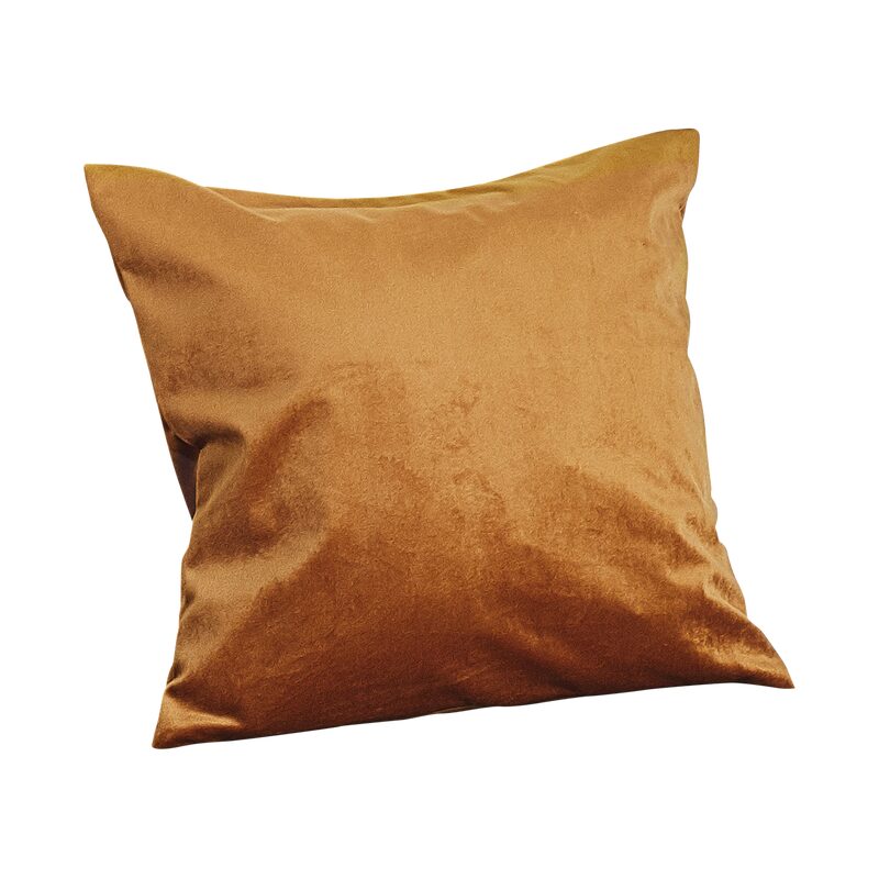 Coussin VILO coloris cognac 45 x 45 cm