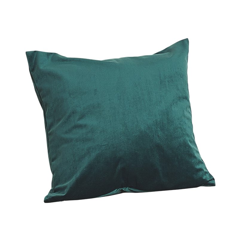 Coussin VILO coloris bleu paon 45 x 45 cm