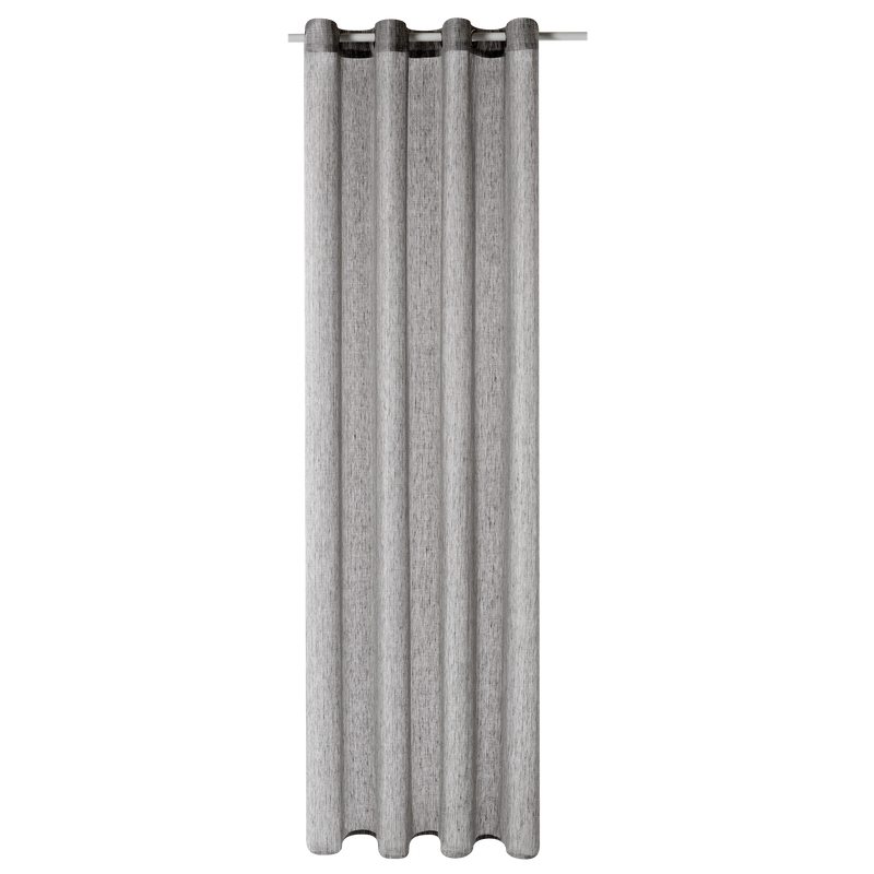 Voilage Lin CORTADO coloris anthracite 160 x 240 cm