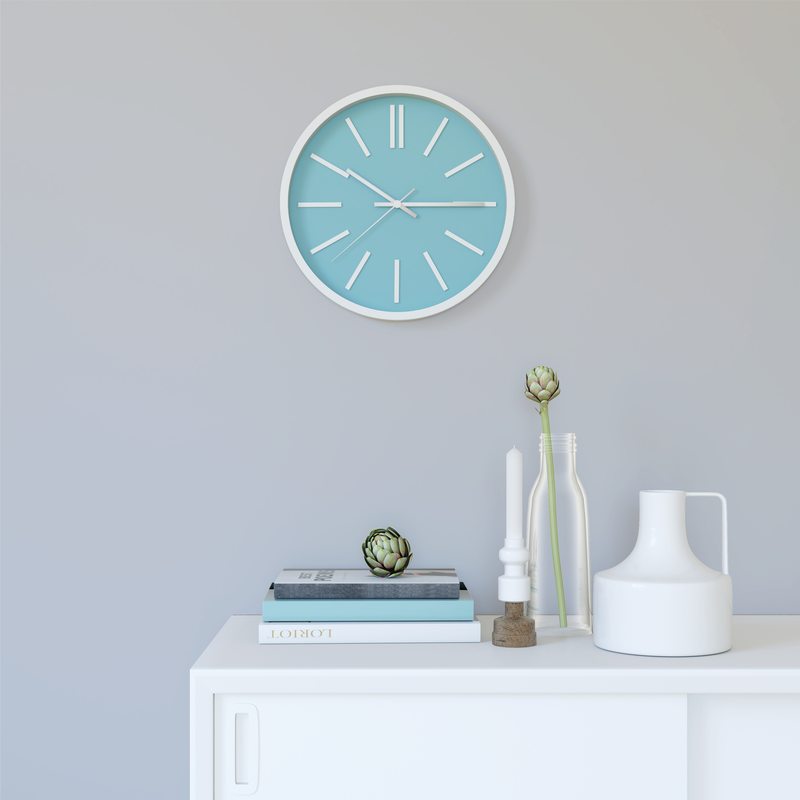 Horloge BARRY coloris bleu ardoise